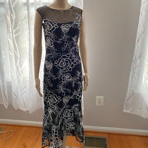 Teri Jon Cocktail Floral Lace Dress Size 2